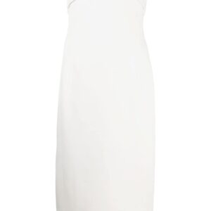 Saint Laurent cut-out bodycon silk dress