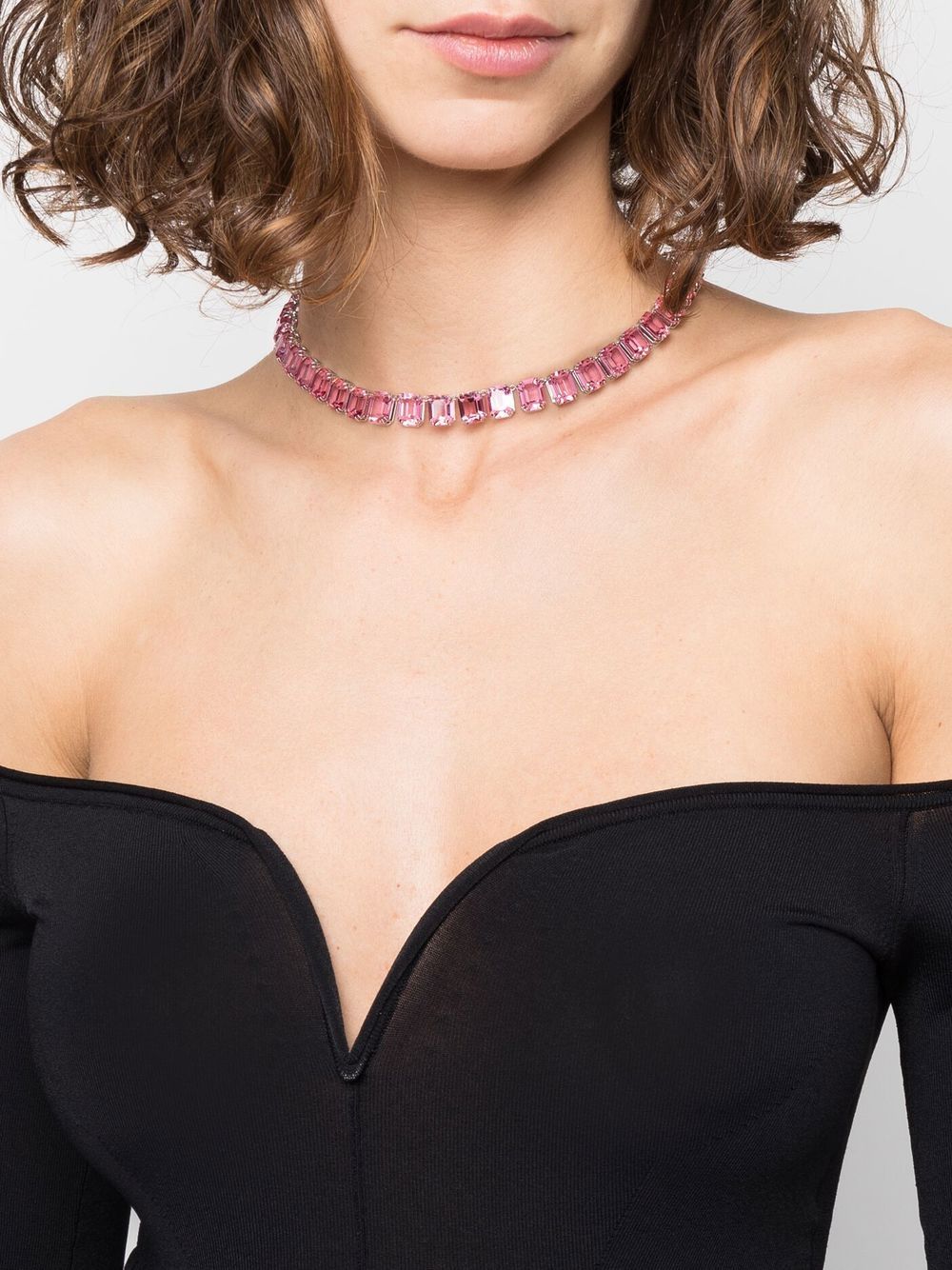 Swarovski crystal-embellished choker necklace - Image 2