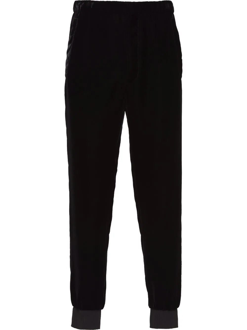Prada velvet track pants