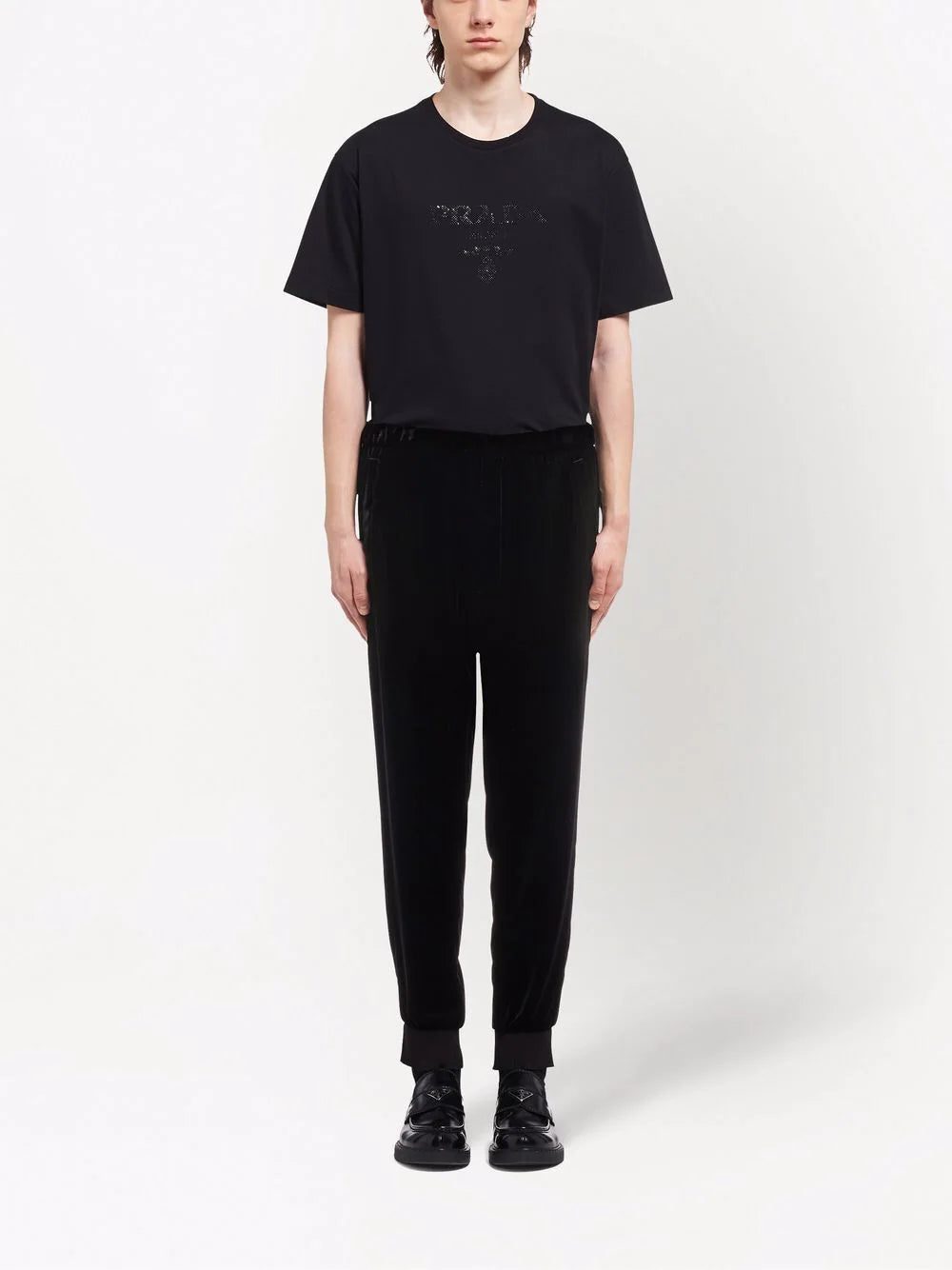 Prada velvet track pants - Image 2