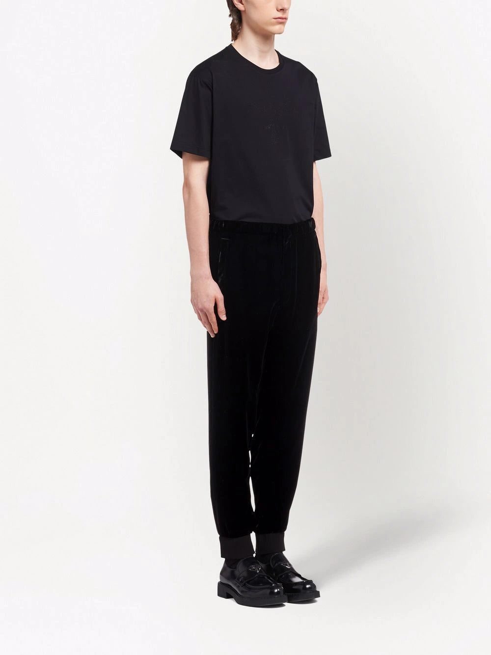 Prada velvet track pants - Image 3
