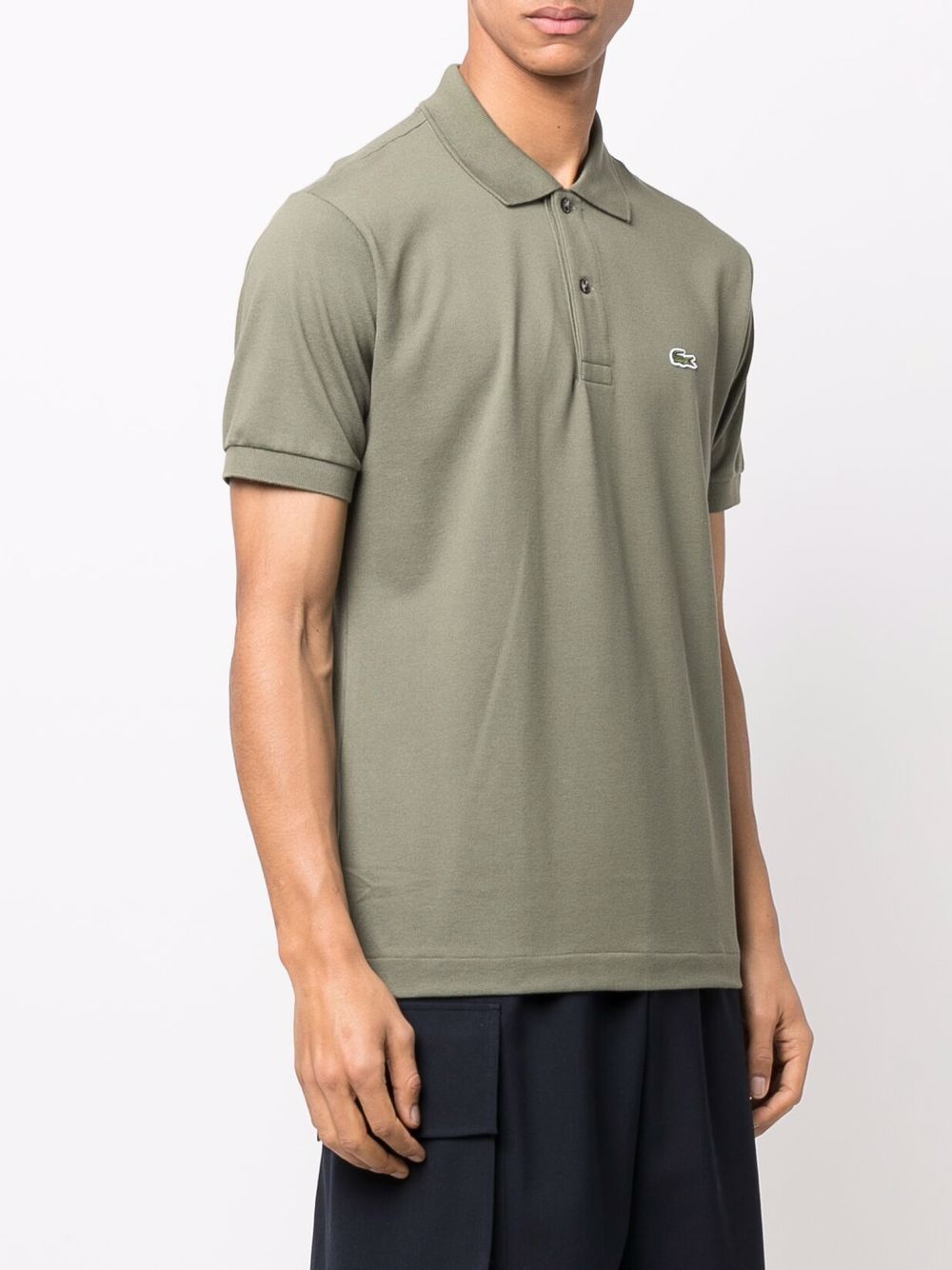 Lacoste chest logo-patch polo shirt - Image 3