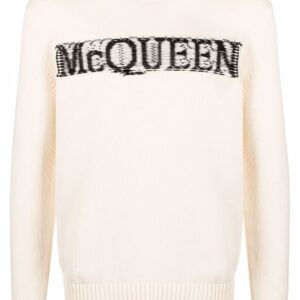 Alexander McQueen  logo-print crew neck sweatshirt