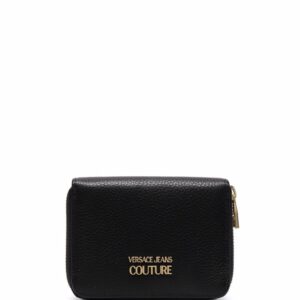 Versace Jeans Couture logo-plaque leather wallet