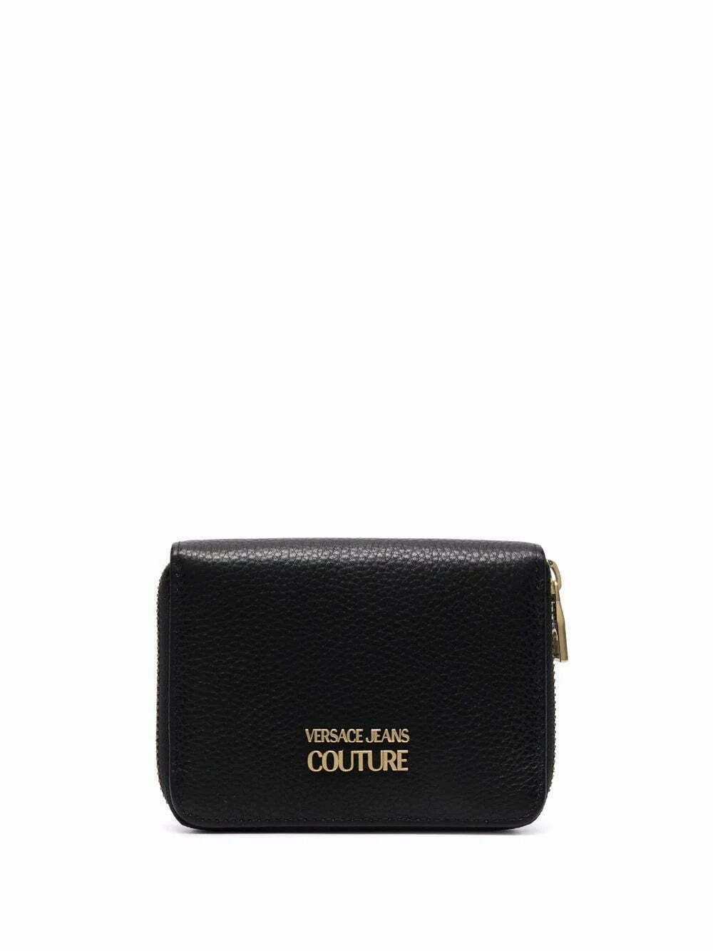 Versace Jeans Couture logo-plaque leather wallet