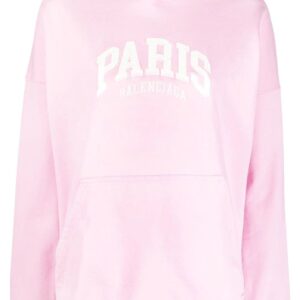 Balenciaga  logo wide-fit hoodie