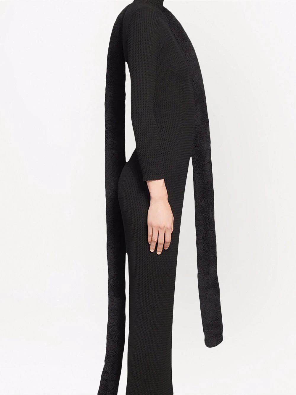 Balenciaga textured mock-neck dress - Image 4