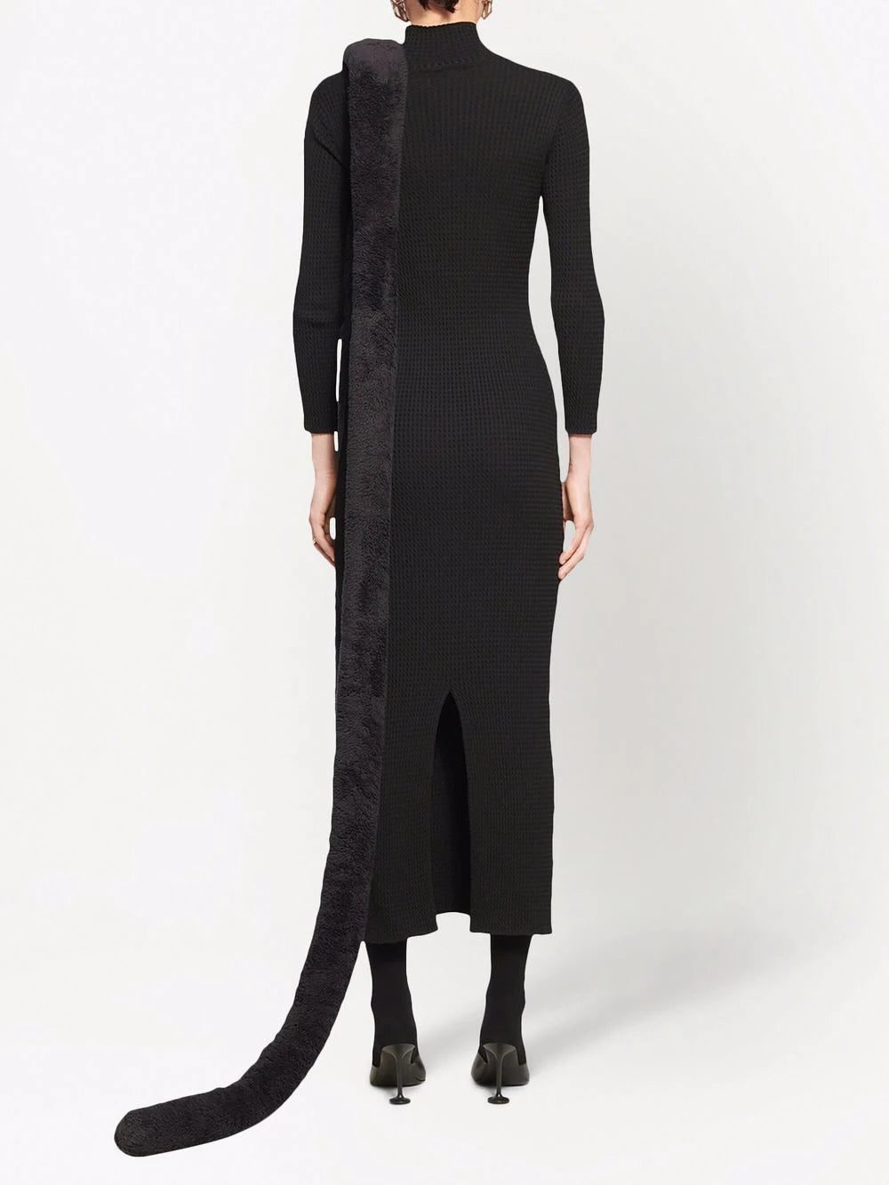 Balenciaga textured mock-neck dress - Image 3