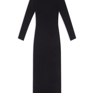 Balenciaga  textured mock-neck dress