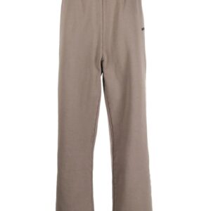 Balenciaga  logo-embroidered cotton jogging pants