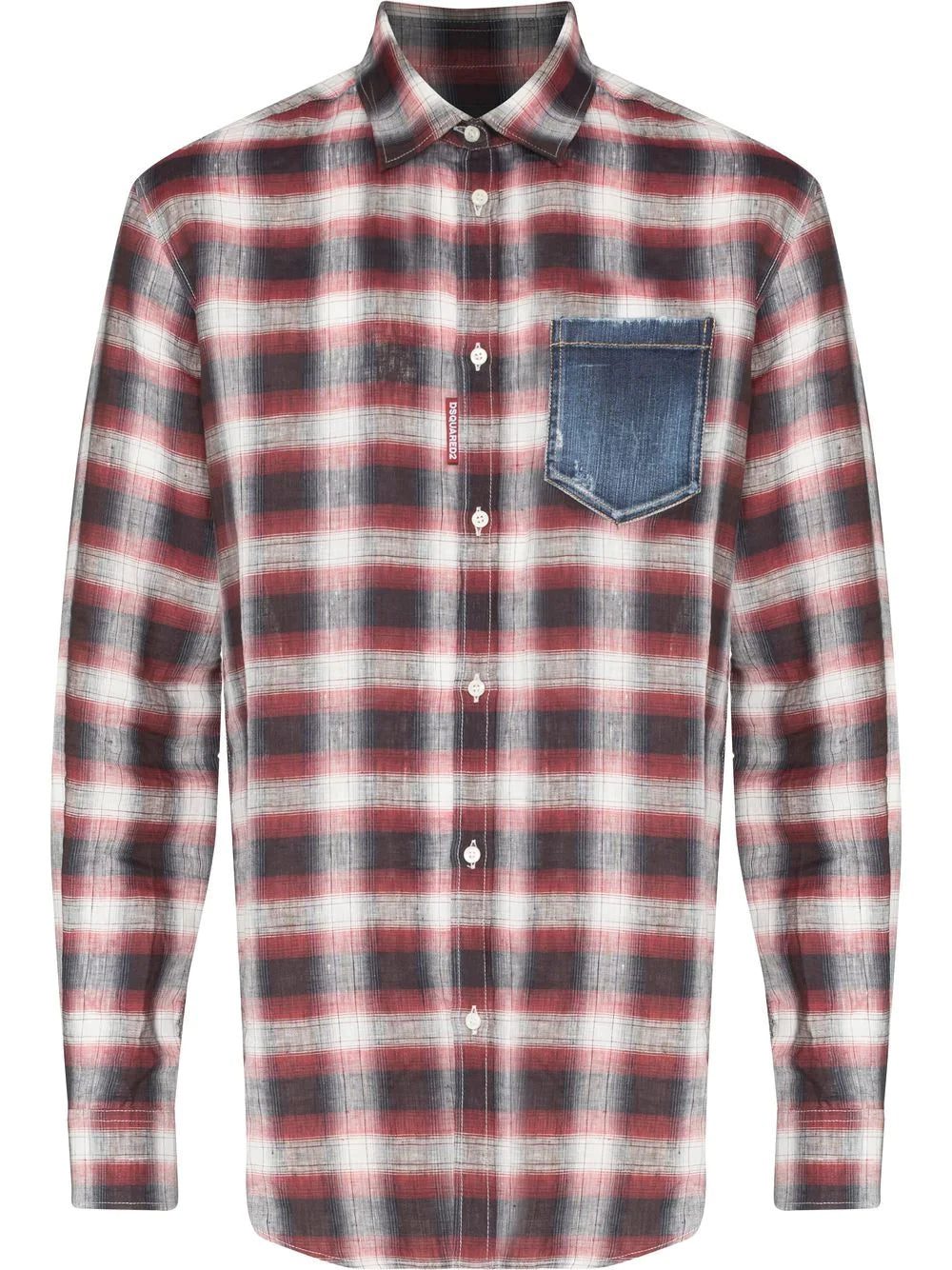 Dsquared2 checked linen shirt