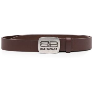 Balenciaga logo-buckle belt