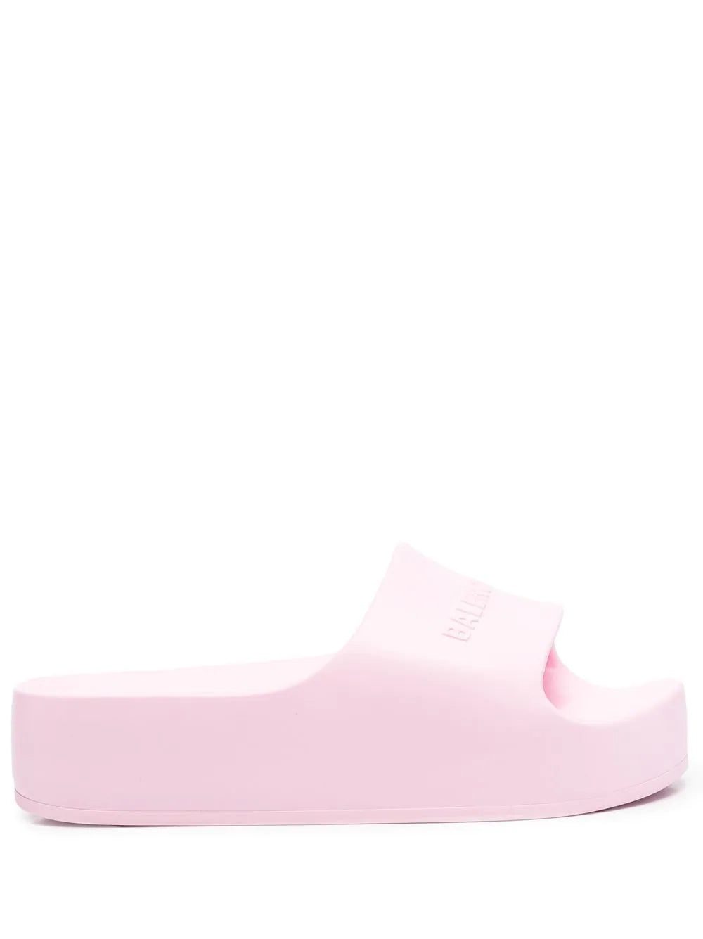 Balenciaga chunky debossed logo sandals