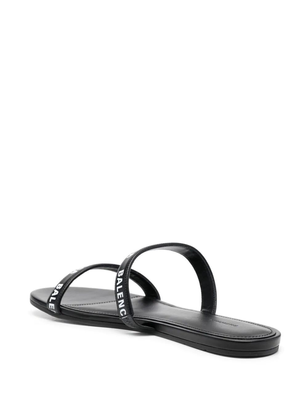Balenciaga logo-print slip-on sandals - Image 3