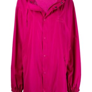 Balenciaga embroidered logo oversized windbreaker