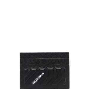 Balenciaga  embossed leather cardholder