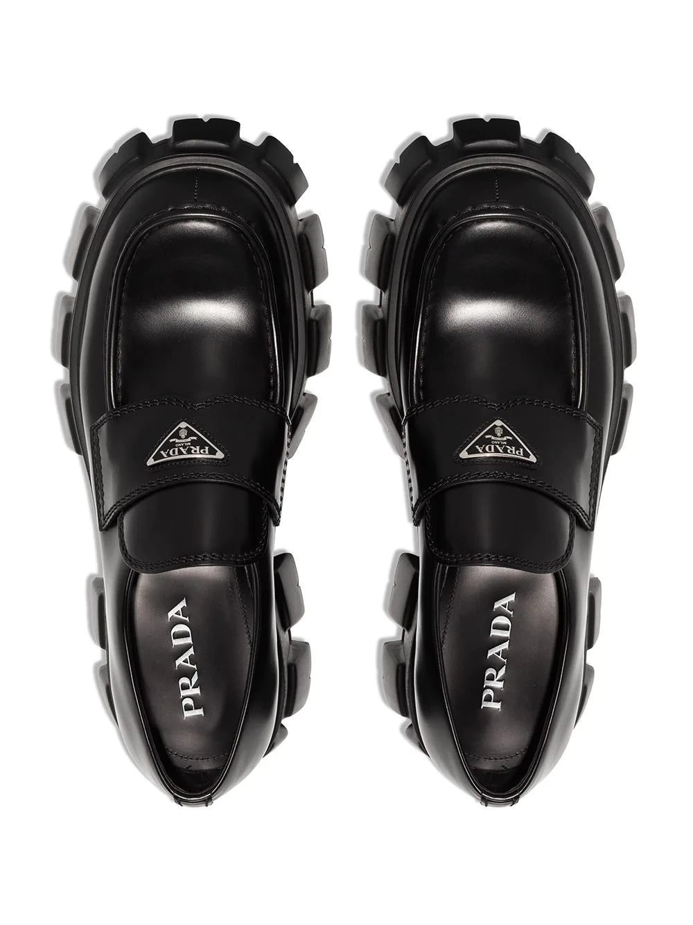 Prada Monolith leather loafers - Image 4