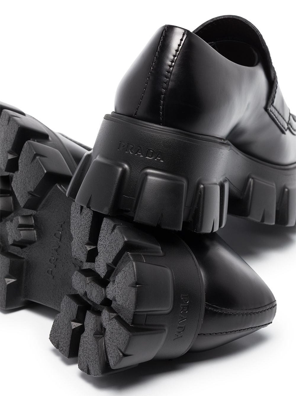 Prada Monolith leather loafers - Image 2