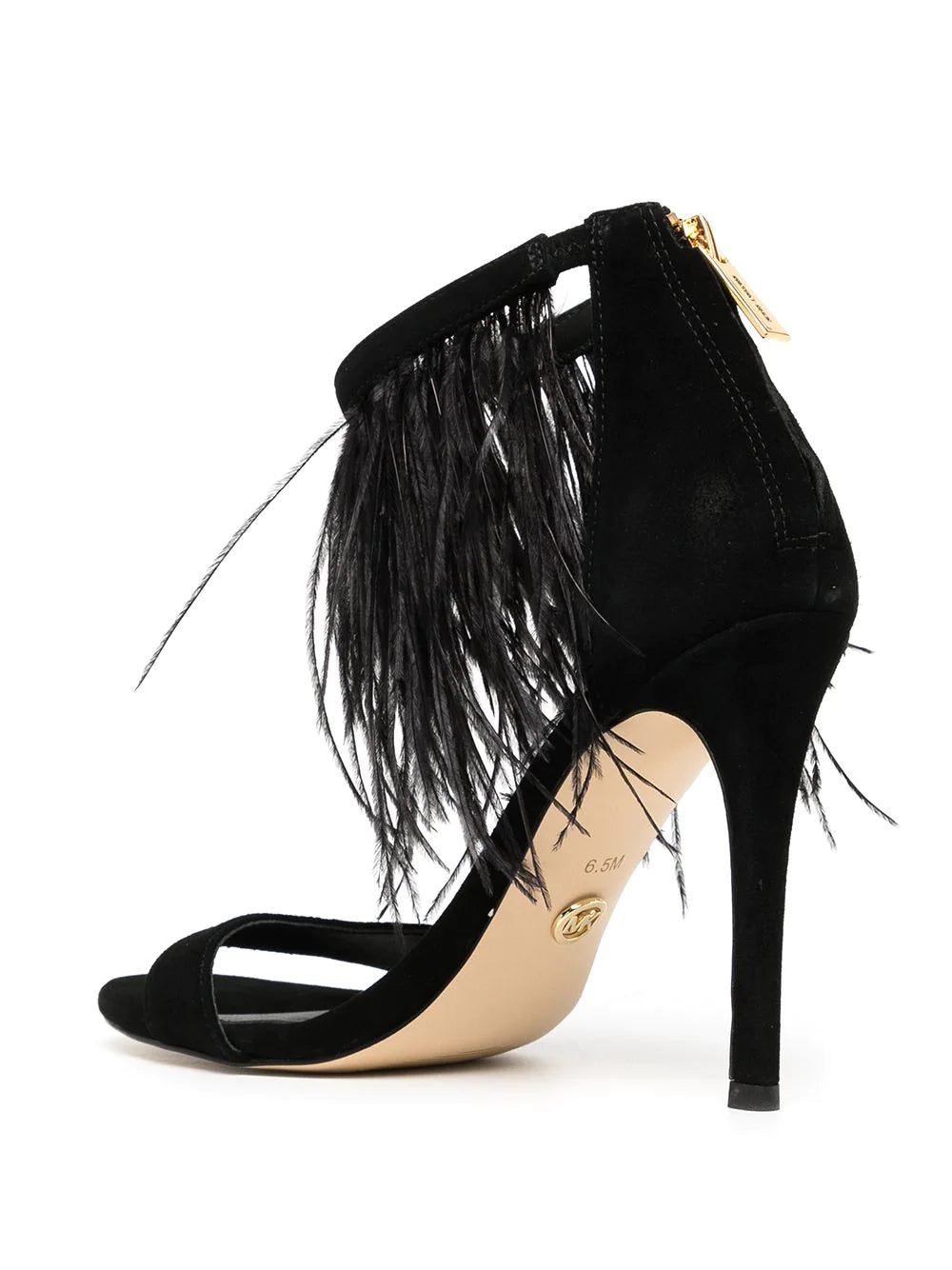 Michael Michael Kors Meena 110mm feather-embellished sandals - Image 3