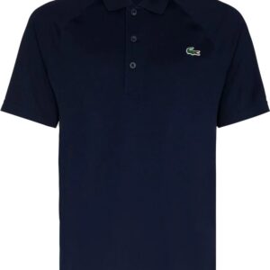 Lacoste  logo-patch short-sleeved polo shirt