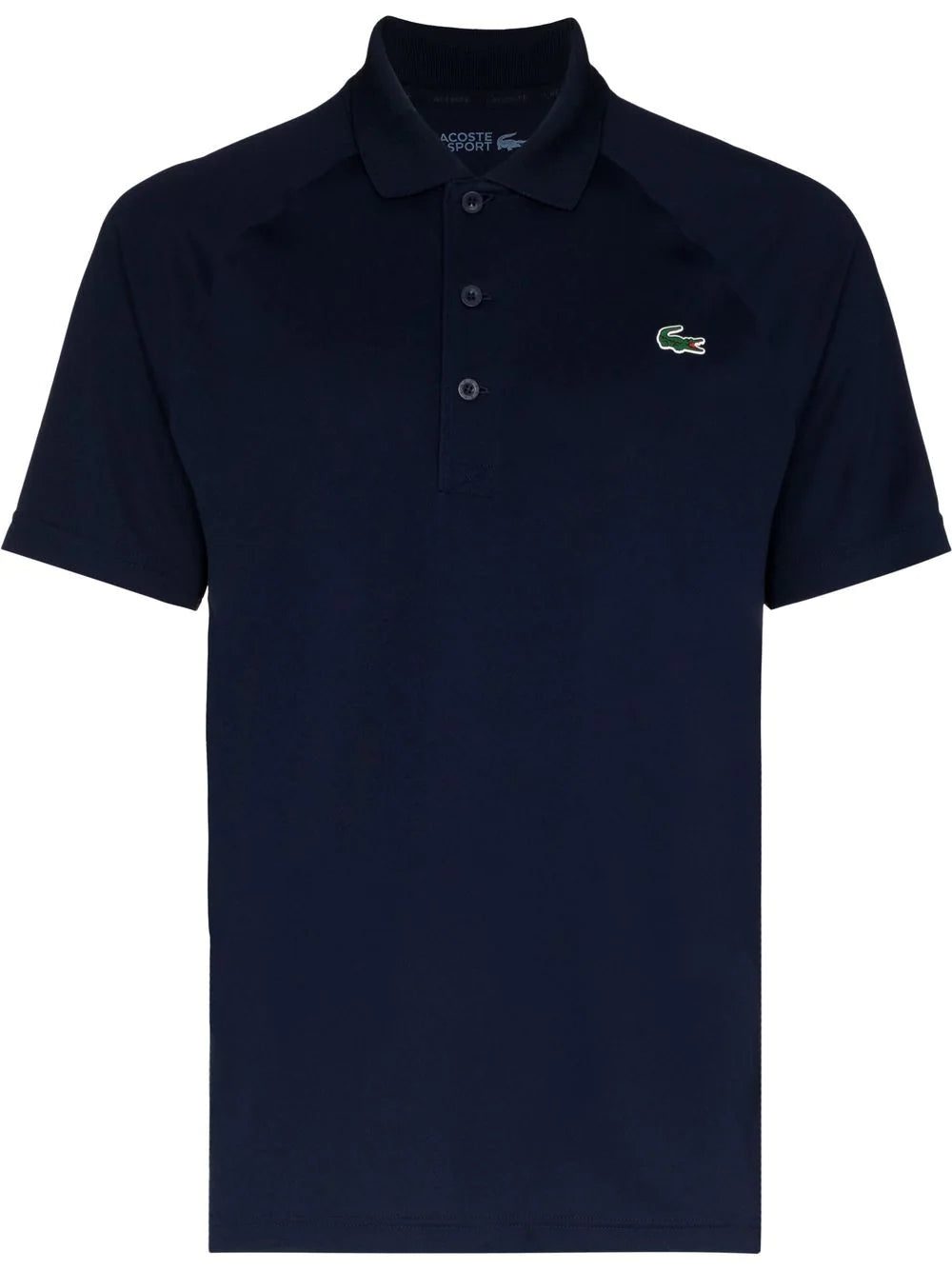 Lacoste logo-patch short-sleeved polo shirt