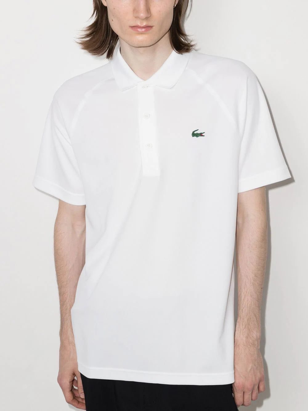 Lacoste logo-patch short-sleeved polo shirt - Image 2