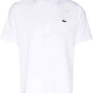Lacoste logo-patch short-sleeved polo shirt