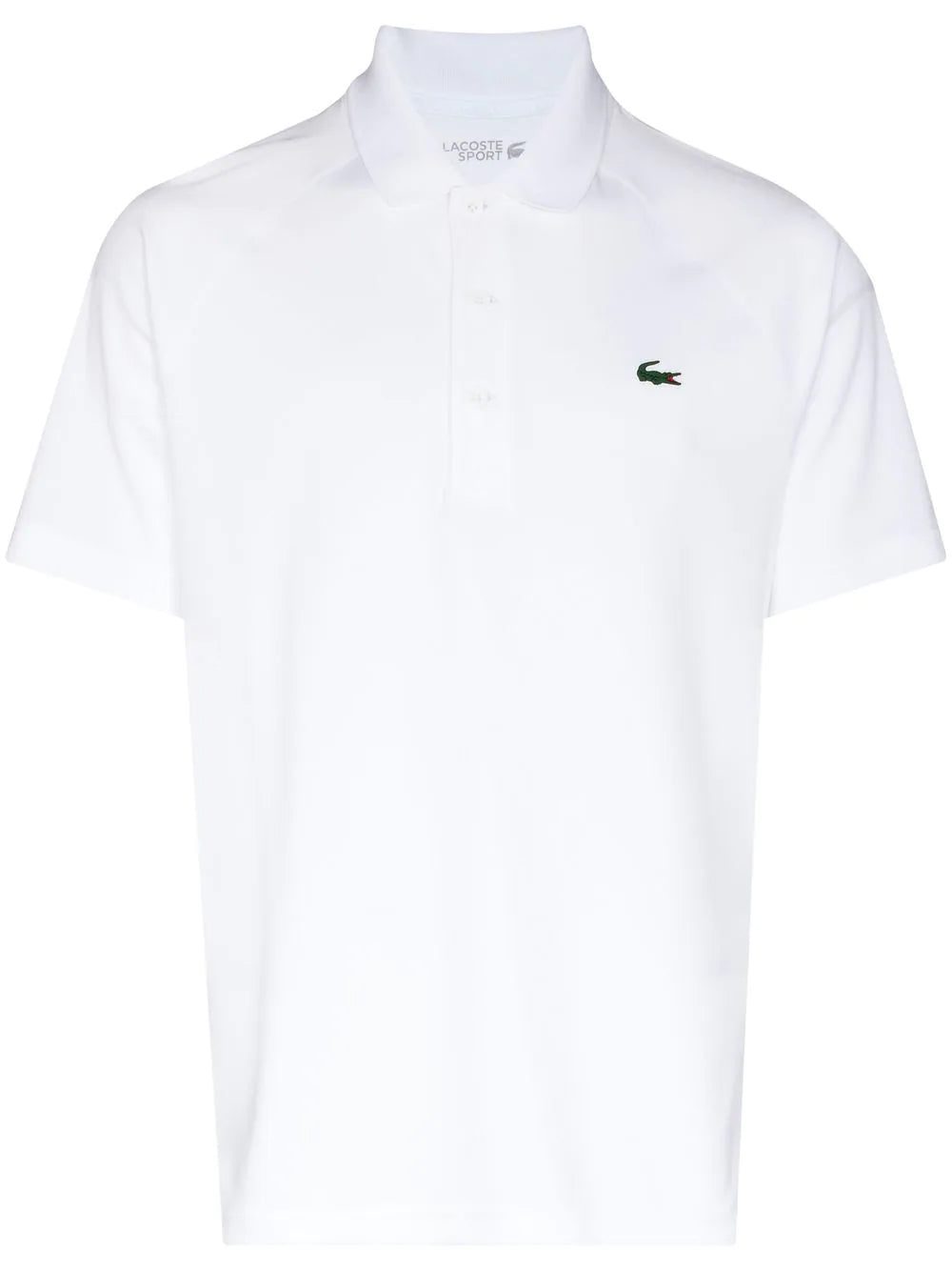 Lacoste logo-patch short-sleeved polo shirt