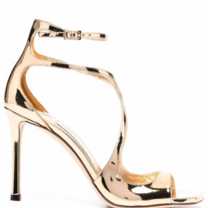 Jimmy Choo  Azia metallic-effect sandals