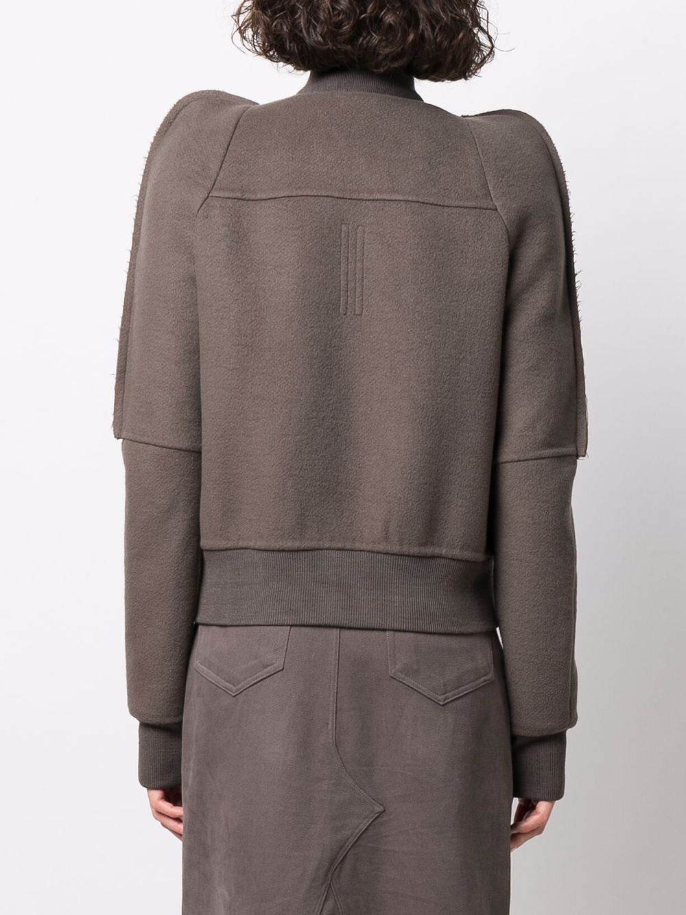 Rick Owens bionic puff-sleeve bomber jacket - Image 4