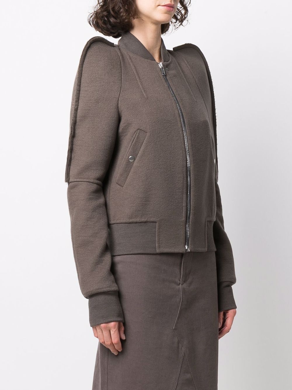 Rick Owens bionic puff-sleeve bomber jacket - Image 3