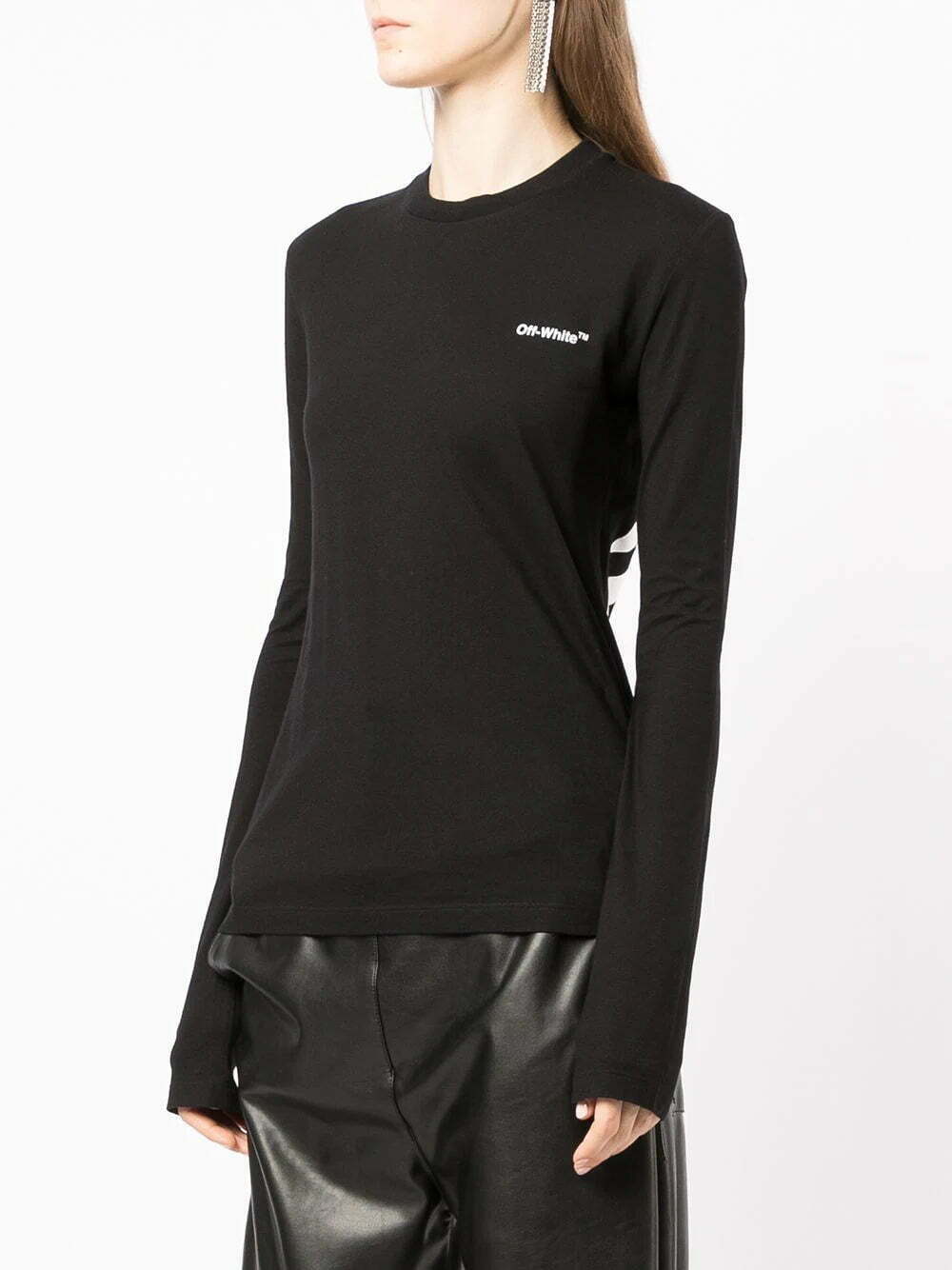 Off-White Diag-stripe long-sleeved T-shirt - Image 3