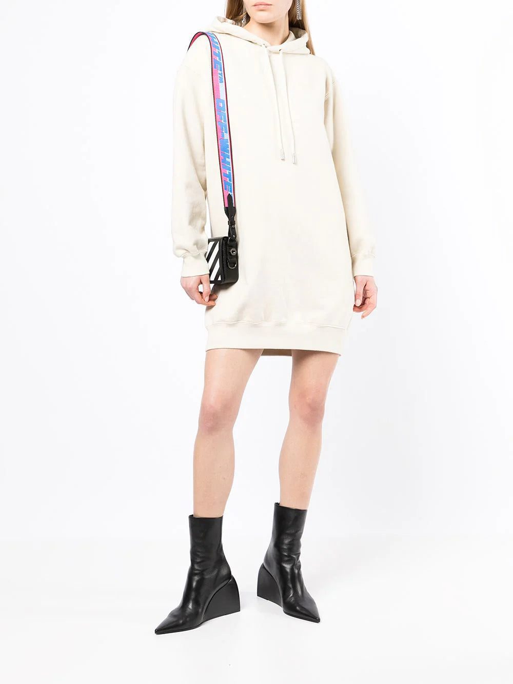 Off-White Diag-stripe print sweatshirt dress - Image 2