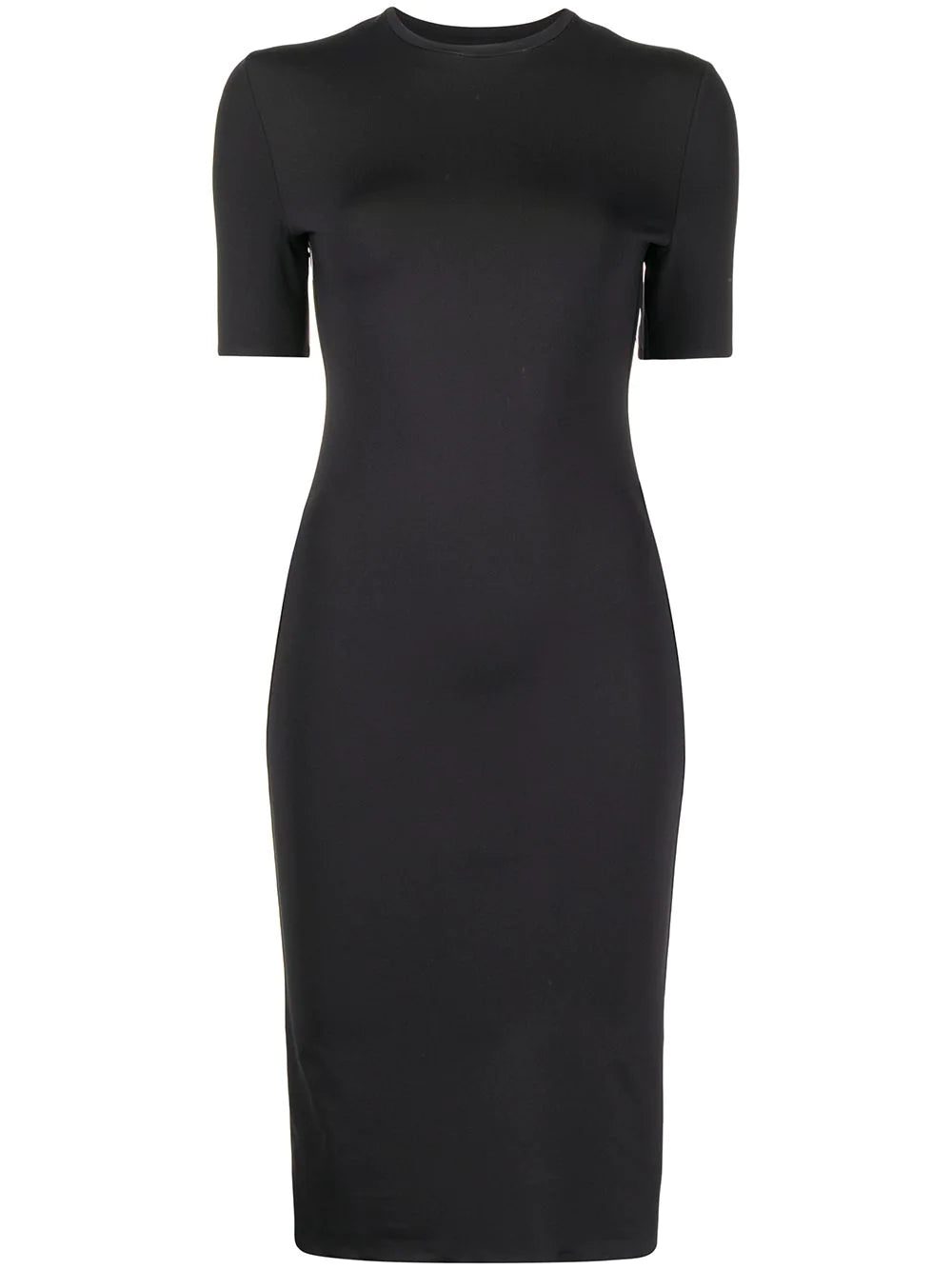 Off-White logo-tape midi dress