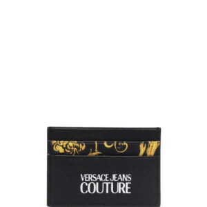 Versace Jeans Couture baroque-print textured cardholder