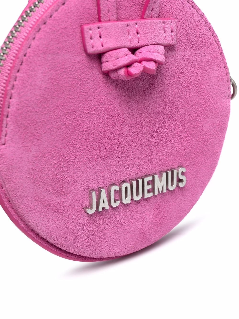 Jacquemus logo-plaque round pouch - Image 2