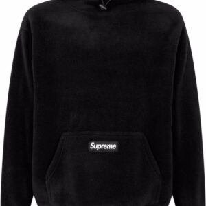 Supreme  Polartec logo-patch hoodie