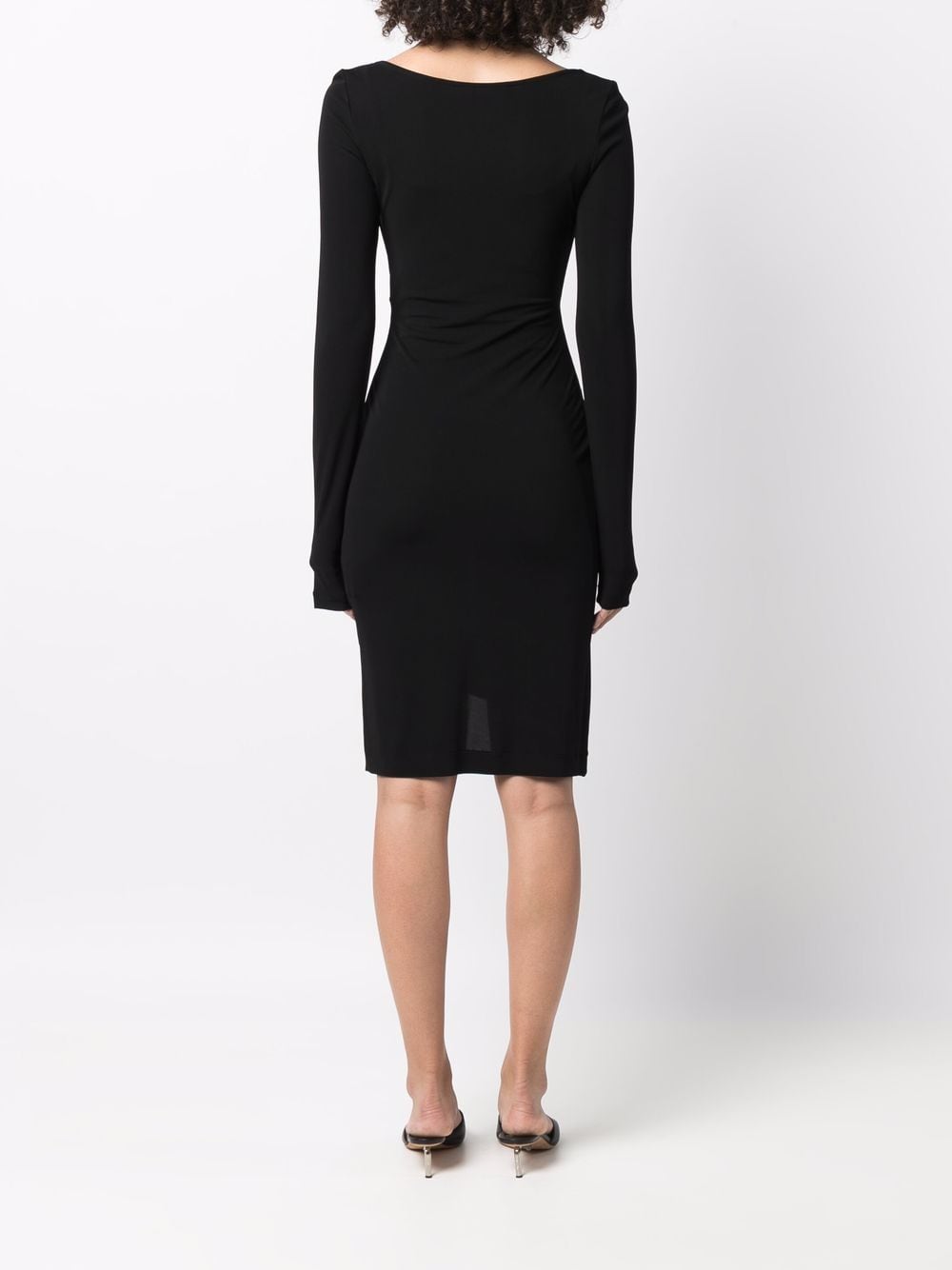 Off-White halterneck-strap asymmetric dress - Image 4