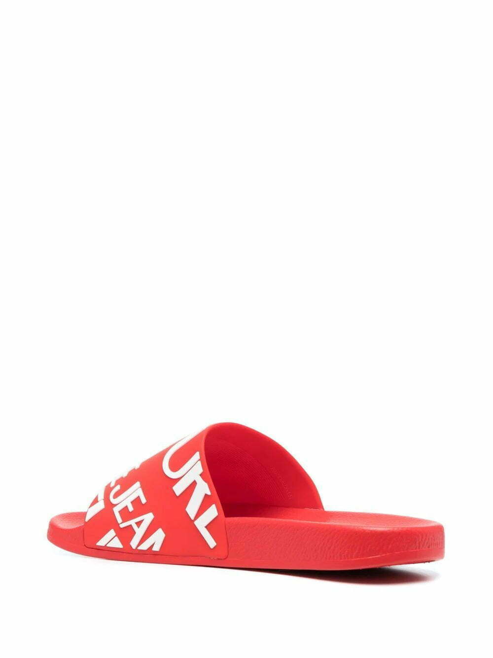 Versace Jeans Couture diagonal logo flat slides - Image 3