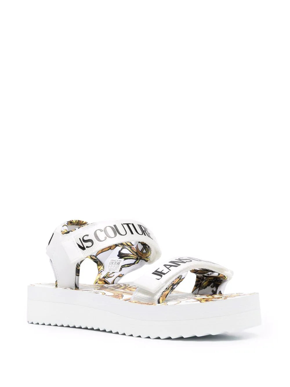Versace baroque-print logo sandals - Image 2