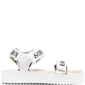 Versace baroque-print logo sandals