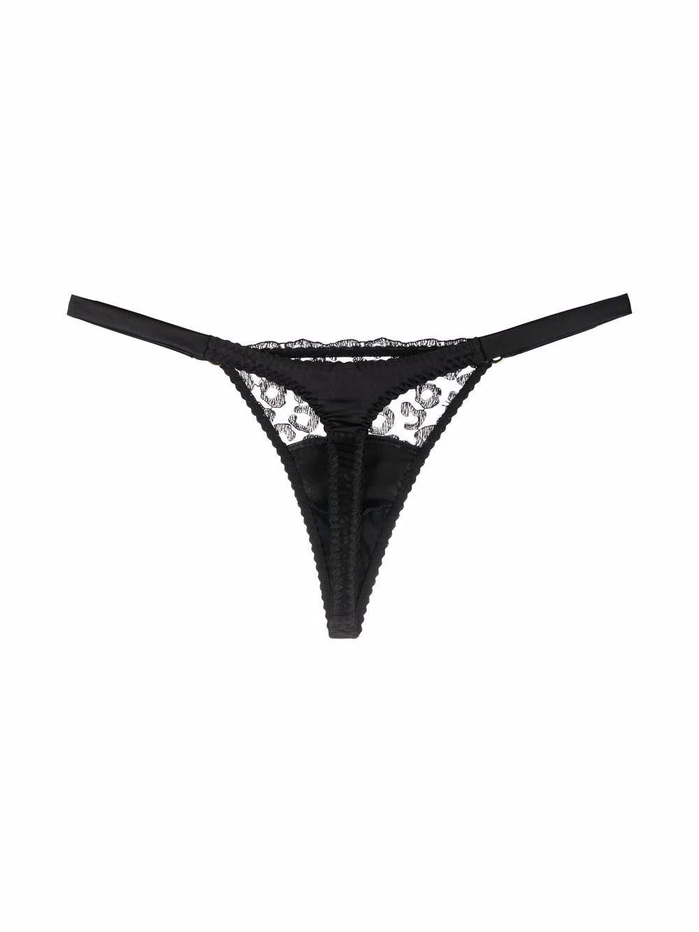 Fleur Of England Kittie lace-panelled thong - Image 2