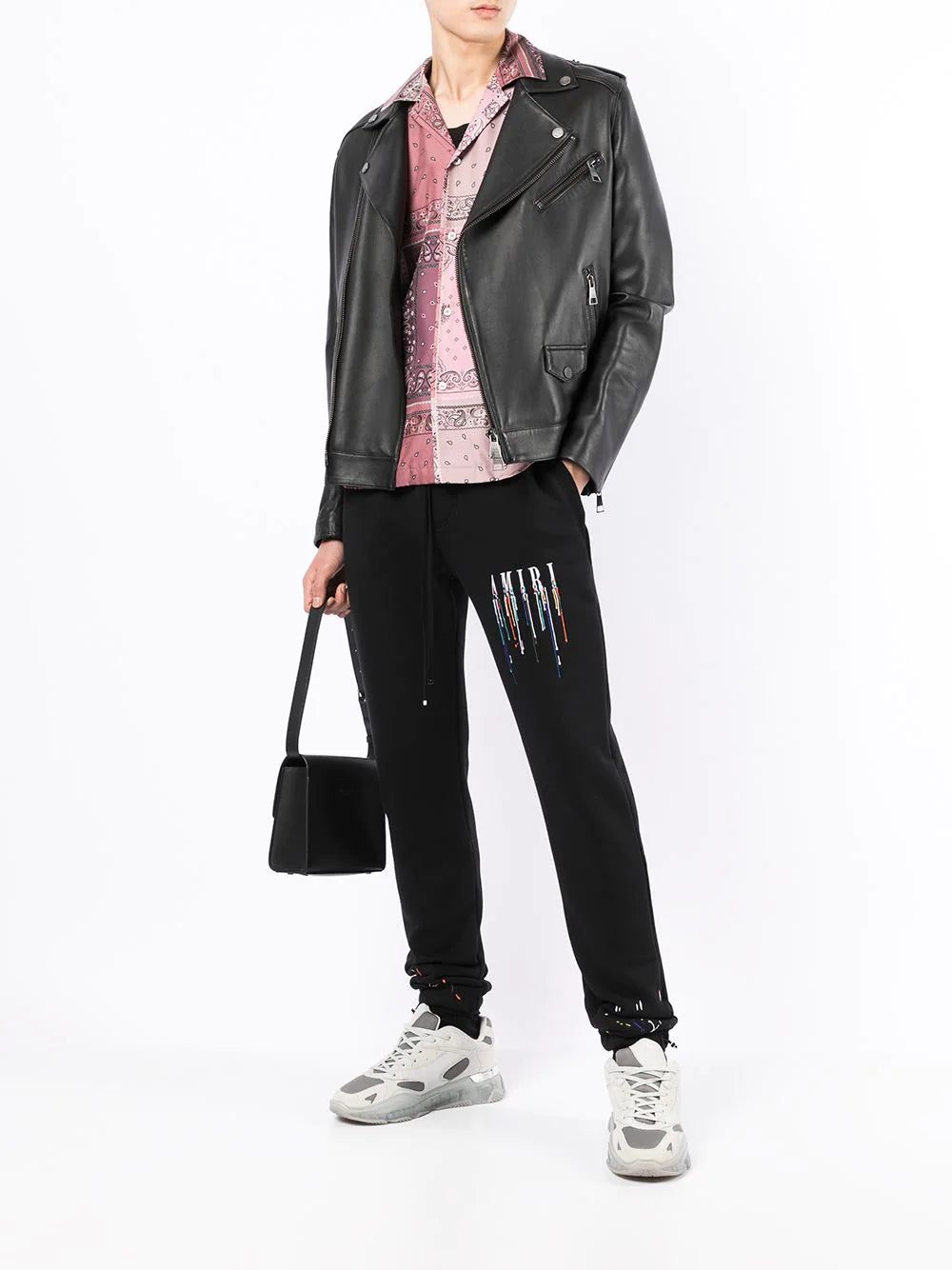 AMIRI paint-drip logo track pants - Image 2