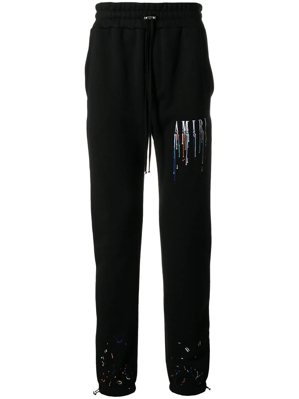 AMIRI paint-drip logo track pants