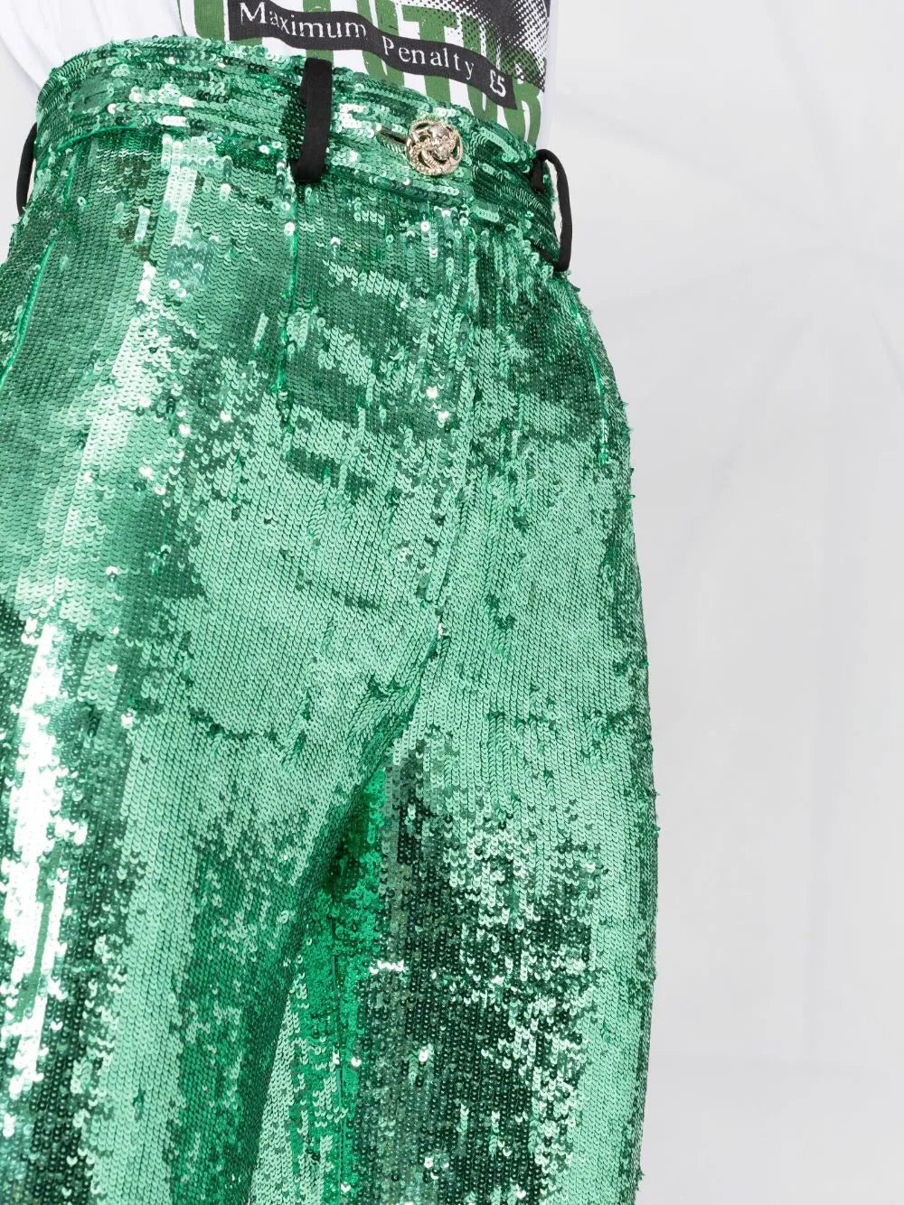 Philipp Plein sequin-embellished wide-leg trousers - Image 3