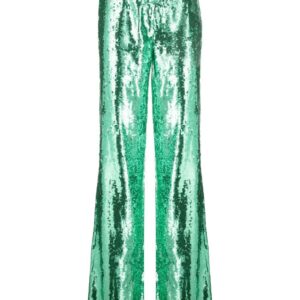 Philipp Plein sequin-embellished wide-leg trousers