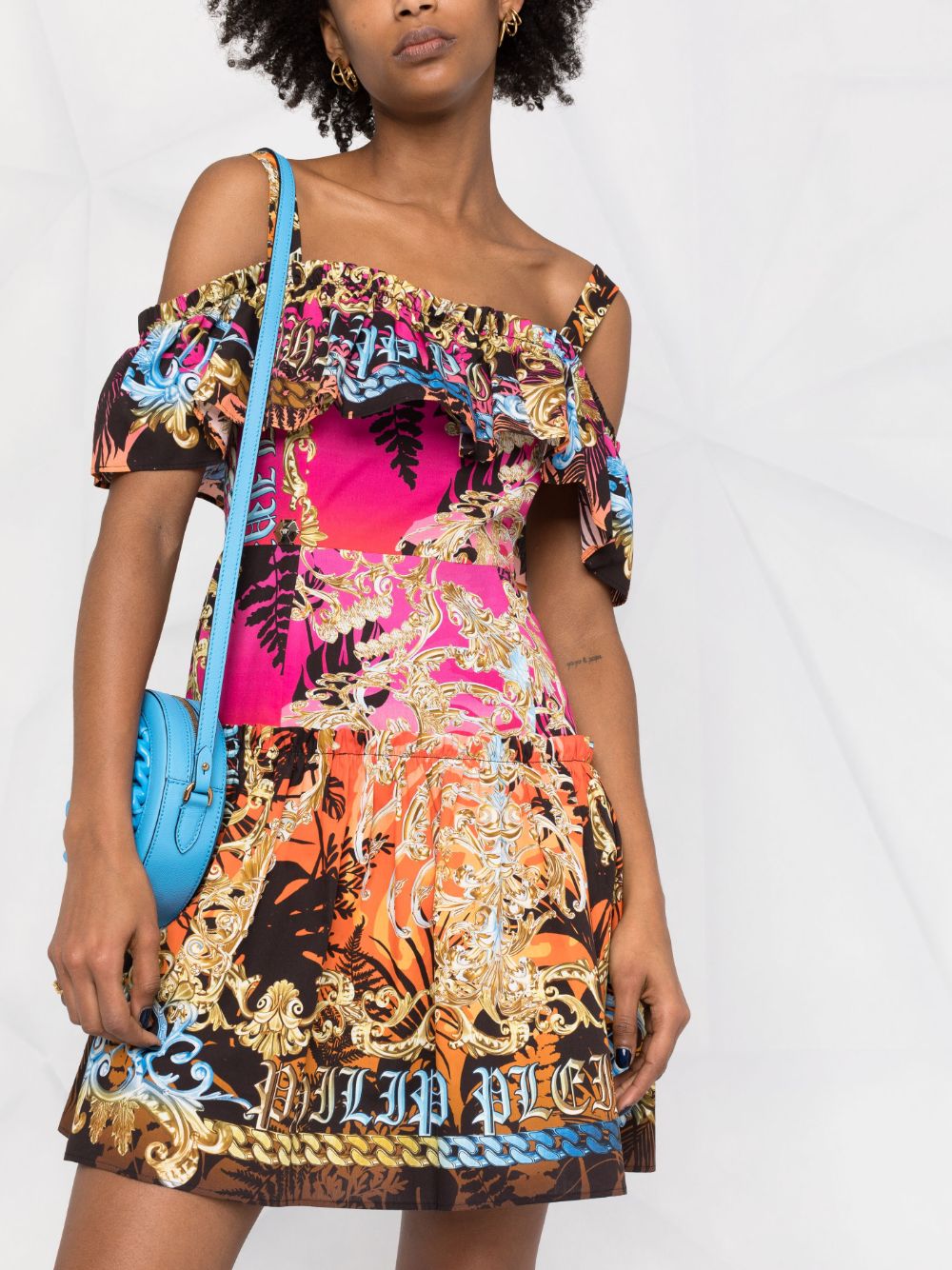 Philipp Plein Palms mini dress - Image 4