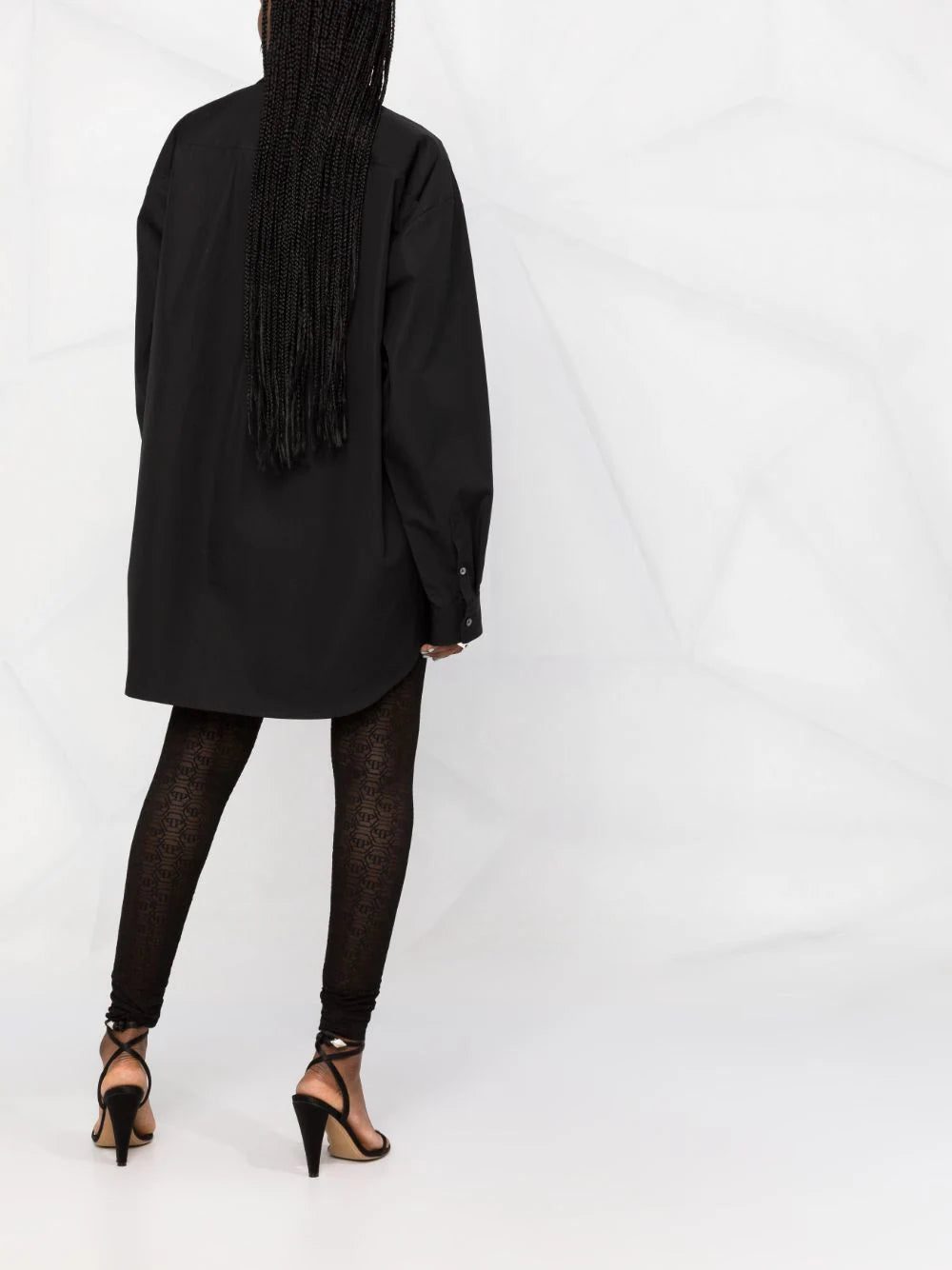 Philipp Plein Tulle Monogram leggings - Image 4