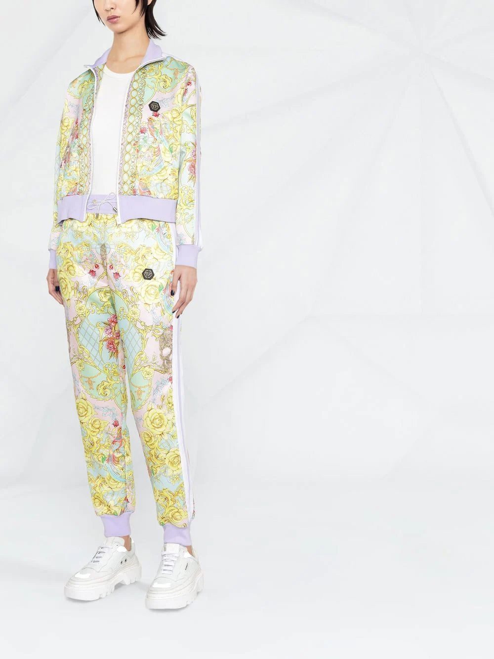 Philipp Plein baroque print tracksuit set - Image 2