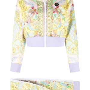Philipp Plein  baroque print tracksuit set